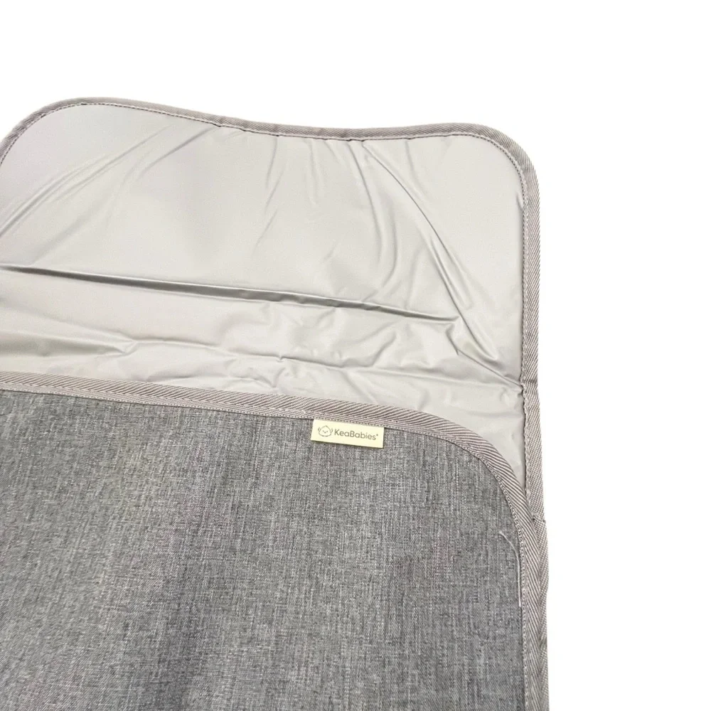 Keababies Gray Quilted ROVE Diaper Backpack‎ Baby Bag NEW 18 Pockets Change Mat